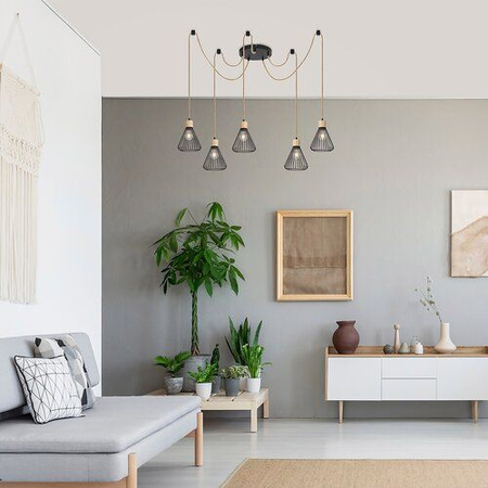 Lampa wisząca Rabalux Farfalle 3150 czarny