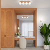 Sollux Lighting Plafon BULBO 2 naturalne drewno SL.1683