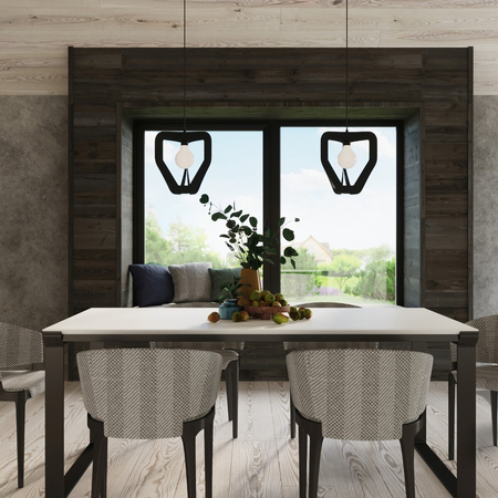 Sollux Lighting Lampa wisząca TRES czarna SL.0930