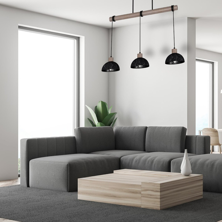 Milagro Lampa wisząca ERIK Sawn black/Patinated wood 3XE27 MLP7640 PRZECIERANY CZARNY / DREWNO PATYNOWANE