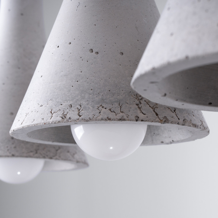 Sollux Lighting Lampa wisząca REA 3P beton SL.1226
