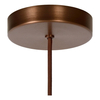Lampa wisząca Lucide TOLEDO 74405/01/62 biały/miedziany