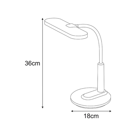 Lampa biurkowa DAFI Kaja K-BL1185 BIAŁY 