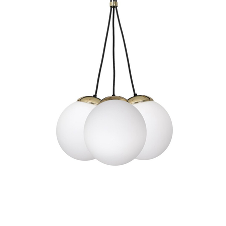 Milagro Lampa wisząca SPARTA BLACK / GOLD 3xE14 MLP6499 CZARNY / ZŁOTY