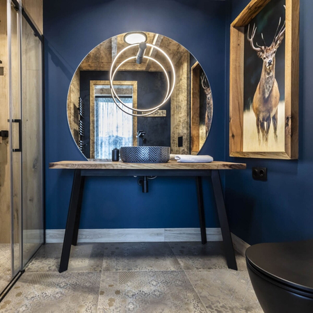 Light Prestige Kinkiet Mirror S czarny IP44 LED CCT LP-999/1W S BK CCT