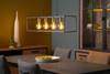 Lampa wisząca Lucide RUBEN 00424/04/30 czarny/złoty