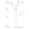 Sollux Lighting Lampa wisząca PASTELO 5P zielona oliwka SL.1522