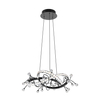 Lampa wisząca Zuma Line MD3481-1S-3BCT MAIA LAMPA WISZĄCA CZARNA/BLACK