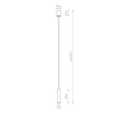 Lampa wisząca FOURTY M Nowodvorski 10770 biały
