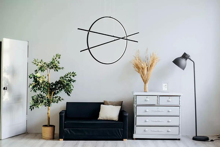 Lampa wisząca Linea No.3 czarna 3k