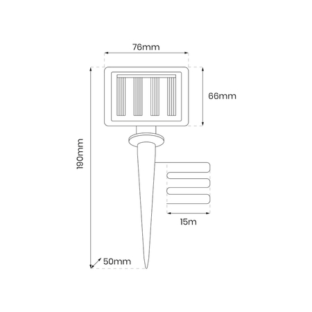 Eko-Light Girlanda Micro Led 15m 150LED EKO0624 CZARNY