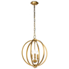 Lampa wisząca Elstead Lighting Corinne mosiądz FE-CORINNE-3P-M-BB