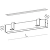 Lampa wpuszczana AQForm Set Tru LED Recessed Biały Struktura