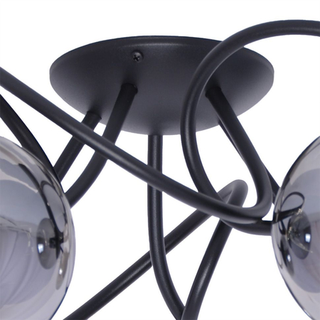 Lampa sufitowa RUBI Kaja K-5117 grafitowy