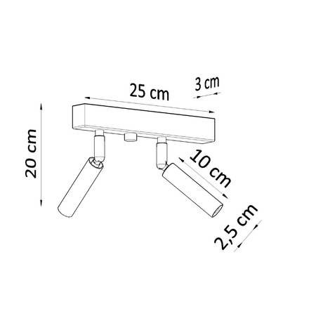 Sollux Lighting Plafon EYETECH 2 biały SL.0903