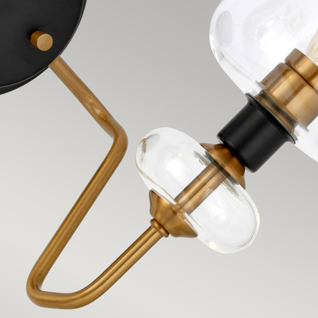 Kinkiet Elstead Lighting Armand czarny/mosiądz DL-ARMAND2-AB