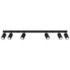 Sollux Lighting Plafon KARBON 6L czarny SL.1585