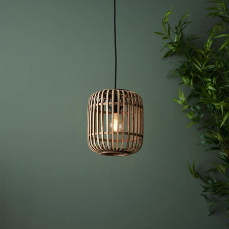 Lampa wisząca Endon Lighting Mathias 101777 drewniany