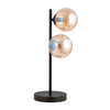 Lampa stołowa ROSSI LN2 MIODOWY Emibig 879/LN2 czarny/złoty