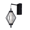 Kinkiet Italux Sevil WL-34403-1-BK Czarny mat, chrom