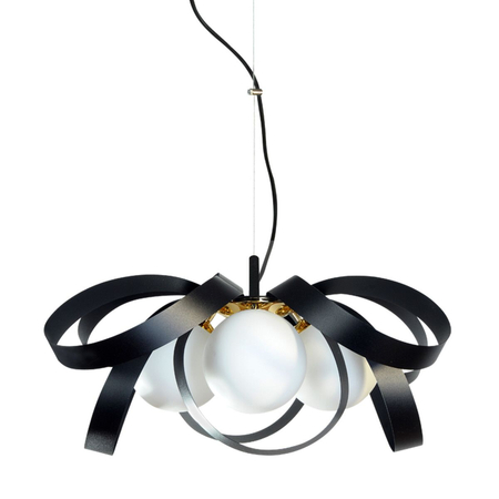 Lampa wisząca Zuma Line 1139 czarny/złoty