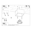 Sollux Lighting Plafon QUATRO 1 naturalne drewno SL.0915