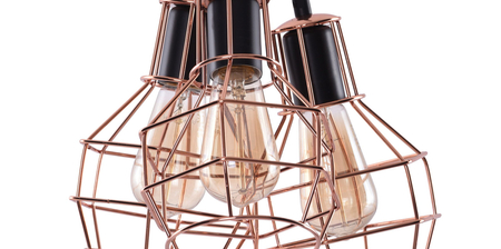 Lampa wisząca CARRON 3 COPPER Azzardo AZ1660 miedziany