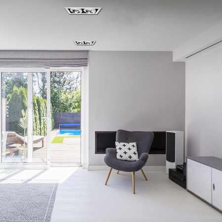 Milagro Oprawa Podtynkowa Plaza 2xGU10 AR111 Biały ML4741 BIAŁY