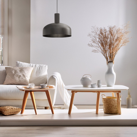 Milagro Lampa wisząca VISBY BLACK 1xE27 MLP1553 CZARNY