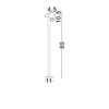 Słupek ogrodowy Luces Exclusivas SALVIRA LE75166 czarny