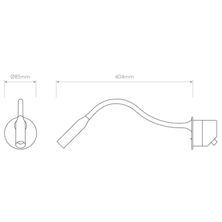 Kinkiet Astro Lucca Recessed 1435009 Matowy Czarny