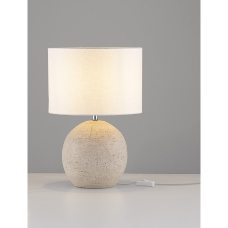 Lampa stołowa Luces Exclusivas SALONTE LE45285 beżowy, biały