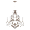 Żyrandol Elstead Lighting DeWitt srebrny FE-DEWITT9