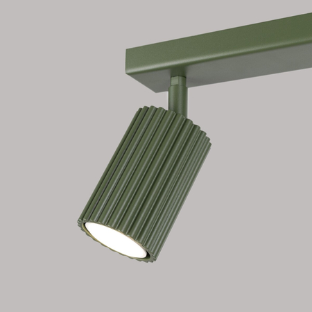Sollux Lighting Plafon KARBON 2 zielony oliwkowy SL.1618