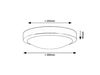 Lampa łazienkowa Rabalux Klementine 75008 chrom