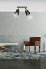 Lampa sufitowa ATLAS 2 BLACK Emibig 725/2 czarny