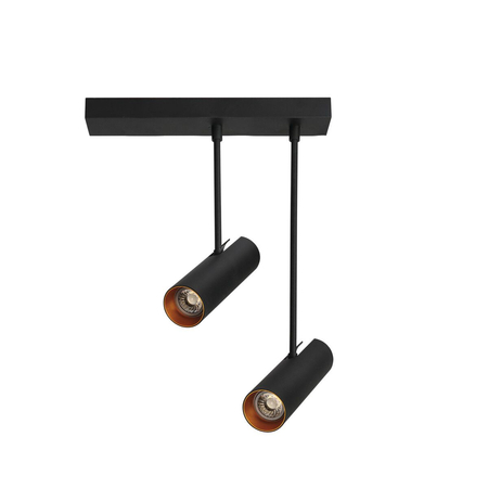 Spot LENS 2 BLACK/GOLD Azzardo AZ3521 czarny/złoty