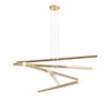 Lampa wisząca TUBO 10 GOLD Aldex 1072M30 złoty