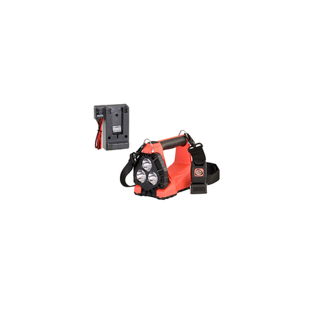Latarka strażacka szperacz Streamlight Fire Vulcan LED T-4A – ładowalna, zestaw z akumulatorem Li-Ion, ładowarką 12V, uchwytem i paskiem szybkiego wypięcia