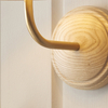 Kinkiet Endon Lighting Wood Arc 115076 mosiądz