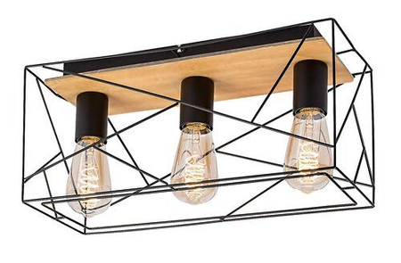 Lampa sufitowa Rabalux Boire 71023 czarny