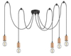 Lampa wisząca Rabalux Dollien 72075 czarny matowy