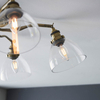 Lampa sufitowa Endon Lighting Hansen 97248 mosiądz