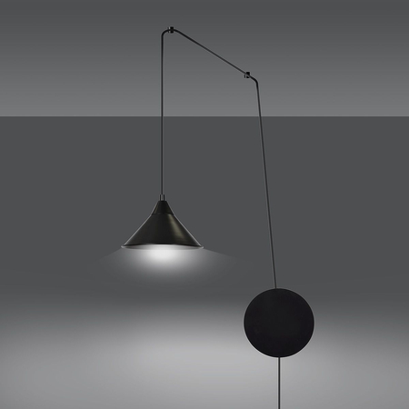 Lampa wisząca ABRAMO 1 BLACK Emibig 160/1 czarny