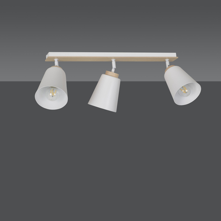 Lampa sufitowa ATLAS 3 WHITE Emibig 724/3 biały