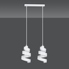 Lampa wisząca SAGA 2 WHITE Emibig 351/2 biały