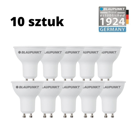 Zestaw 10 szt. - Blaupunkt Żarówki LED GU10 5W barwa naturalna