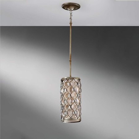 Lampa wisząca Elstead Lighting Lucia srebrny FE-LUCIA-P-D