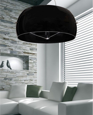 Lampa wisząca Lumina Deco LDP 6018-400 (BK) Stilio D40