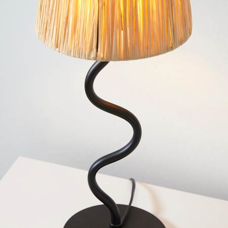 Lampa stołowa Endon Lighting Wriggle 100958 czarny